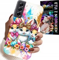 ETUI DO SAMSUNG GALAXY S21 - KRÓLICZKI, ŚWIĄTECZNE, KRÓLIK, WIELKANOC