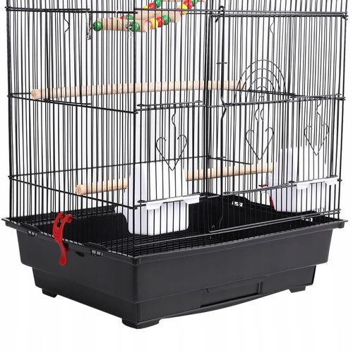 Yaheetech Duża Klatka dla Papug, Klatka dla Ptaków, 46x35.5x99 cm, na Arena.pl
