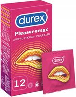 DUREX prezerwatywy PLEASUREMAX z wypustkami i prążkami 12 sztuk