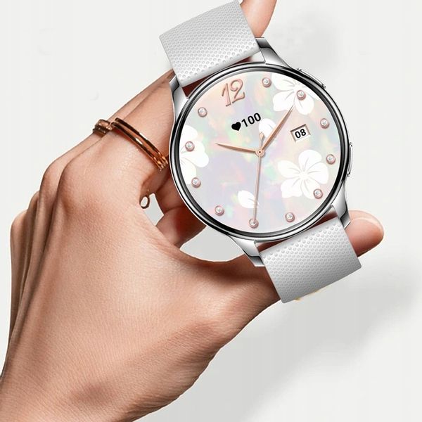 SMARTWATCH ZEGAREK DAMSKI POLSKIE MENU WIELOFUNKCYJNY 300mAh AMOLED 2 PASKI zdjęcie 13