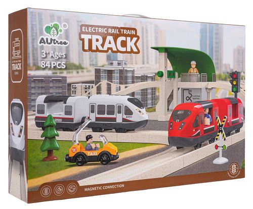 Kolejka Miasto Z Funkcją Świateł I Dźwięku 80El. na Arena.pl