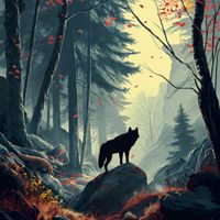 Plakat 70x70cm Leśne Echa