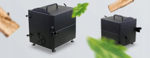 Palenisko do wędzarni suszarni STAL 2 mm RUSZT + kolanko + dwie rury dymne na Arena.pl