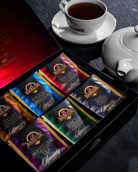 Basilur SPECIALTY CLASSICS zestaw herbat 6 SMAKÓW 60szt HERBACIARKA prezent zdjęcie 14