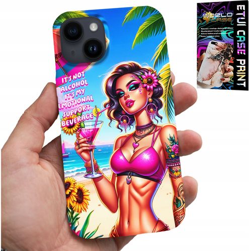 ETUI DO IPHONE 14 - IT'S NOT ALCOHOL IT'S MY EMOTIONAL CASE na Arena.pl