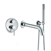 Bateria wannowa podtynkowa- Chrom