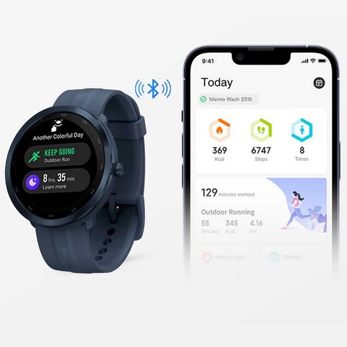 Smartwatch Maimo Watch R niebieski na Arena.pl