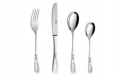 Sztućce dla Dzieci Gerlach Bon Ton Kotki Grawer Prezent na Chrzest na Arena.pl