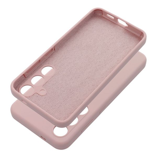 Futerał SILICONE 2mm do POCO C75 pudrowy róż zdjęcie 1