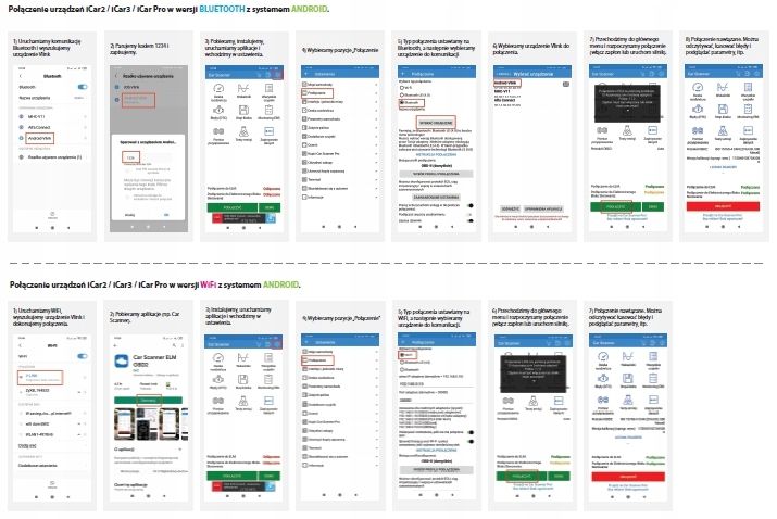 ELM327 iCar3 Vgate OBD2 Interfejs Bluetooth BT 3.0 zdjęcie 12