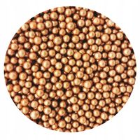 POSYPKA PEREŁKI CUKROWE złote ciemne perłowe 4mm 50g