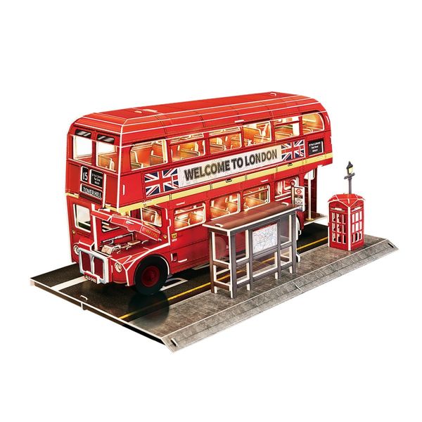 Puzzle 3D - Londyński autobus zdjęcie 3