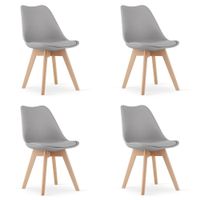 Krzesło MARK Szare x 4