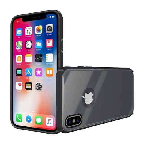 TEMPERED GLASS CASE IPHONE X SZARY na Arena.pl