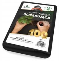 GRUBA AGROTKANINA NA CHWASTY 100G AGROWŁÓKNINA - 100% NATURALNA - 1,6 x 20m