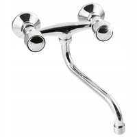 KRAN BATERIA UMYWALKOWA ZLEWOZMYWAKOWA Z WYLEWKĄ TYPU S 3/4'" 160cm CHROM