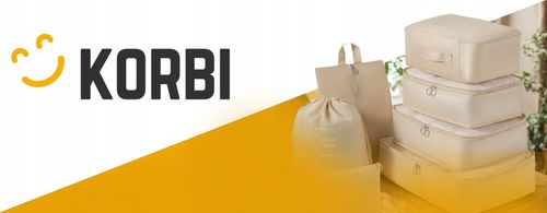 ZESTAW ORGANIZERÓW ORGANIZER PODRÓŻNY WALIZKI SZAFY UBRAŃ KOMPLET 8szt BEŻ na Arena.pl