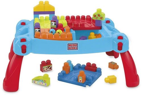 MEGA BLOKS STOLIK Z KLOCKAMI NIEBIESKI na Arena.pl