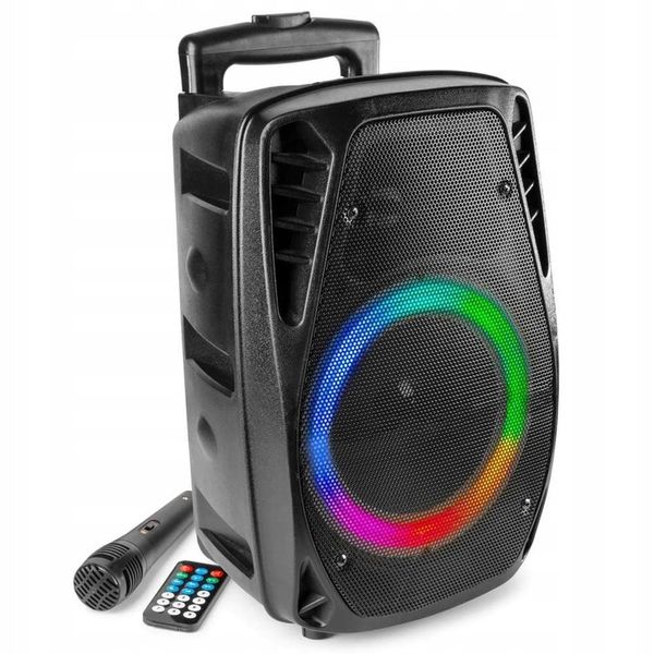 Głośnik BLUETOOTH karaoke 300W MIC PILOT BATERIA zdjęcie 9