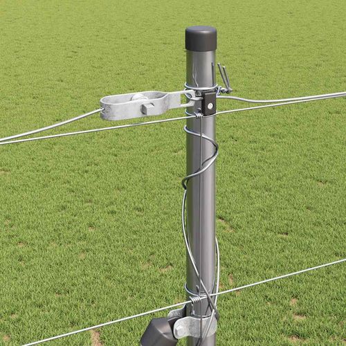 Ogrodzenie pastwiskowe Srebrny 25 x 1.6 m Stal galwanizowana na Arena.pl