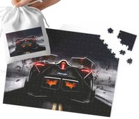 PUZZLE TRADYCYJNE - LAMBO SUPER SAMOCHODY MEGA WZORY 110EL + WORECZEK