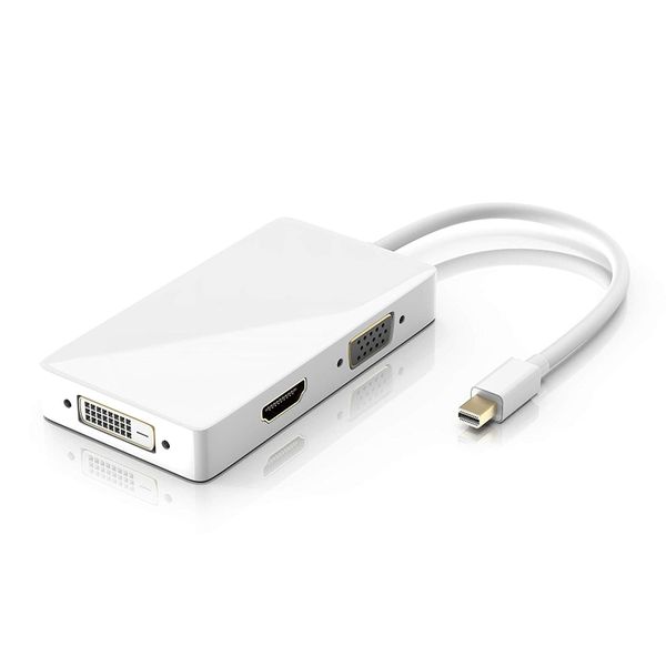 Adapter mini DP DisplayPort na VGA / DVI / HDMI zdjęcie 1