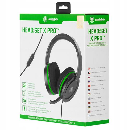 snakebyte słuchawki gamingowe head:set x pro xbox na Arena.pl
