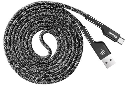 Kabel USB Type-C Baseus Anti-break 2A 150cm czarny na Arena.pl