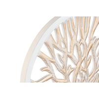 Figurka Dekoracyjna Home ESPRIT Biały Beżowy Drzewo Wytrawianie