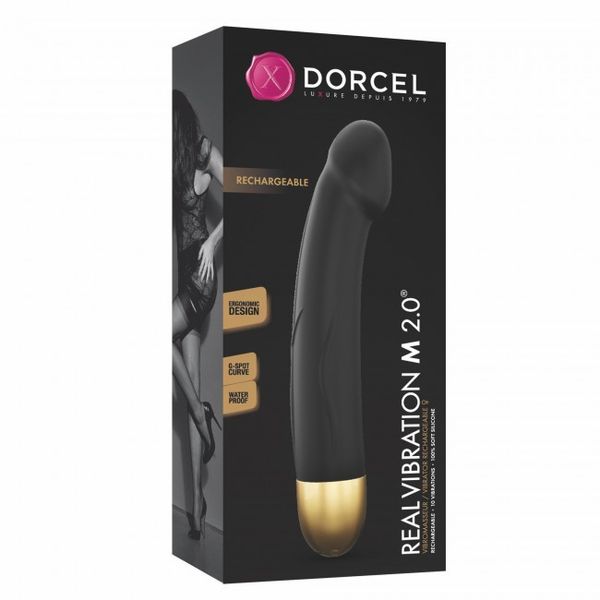 Dorcel Real Vibration M Black & Gold 2.0 zdjęcie 8