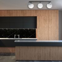 Plafon LAMPA sufitowa SFERA MLP8873 Milagro metalowa OPRAWA kule balls na listwie czarne białe chrom