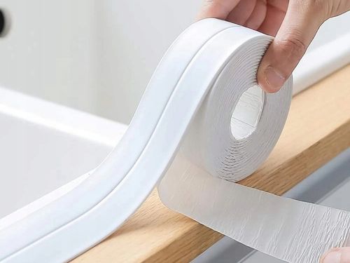 5X TAŚMA USZCZELNIAJĄCA DO WANNY BRODZIKA UMYWLKI ZLEWU 38mm X 3,2m MOCNA na Arena.pl