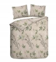 Heckett & Lane Sami Dekbedovertrek 240 x 200TC/220 cm - Natural Green