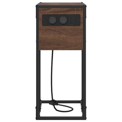 Stolik nocny Brązowy dąb 41.5 x 26 x 60.5 cm na Arena.pl