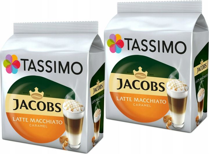 Kapsułki TASSIMO Latte Macchiato CARAMEL 2 x 8 zdjęcie 1