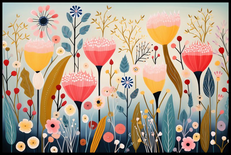 Plakat 91,5x61cm Ogród Marzeń zdjęcie 2