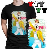 KOSZULKA T-SHIRT MĘSKI WZORY - QUEEN FREDDIE MERCURY ROCK METAL MUZYKA - XS
