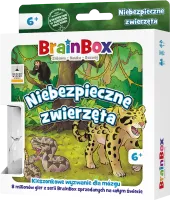 Gra edukacyjna - BrainBox Niebezpieczne zwierzęta - Wersja kieszonkowa