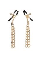 ride em denim nipple clamps gold