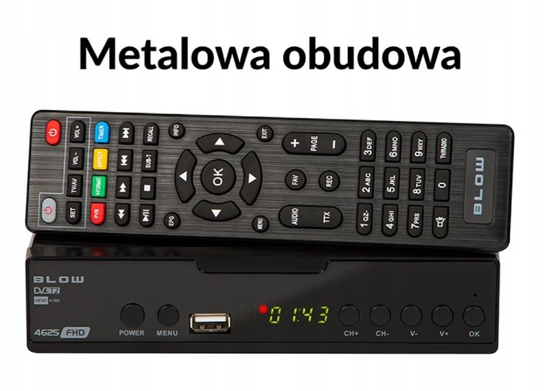 Tuner DVB-T2 DVB-C Hevc H.265 10bit dekoder tv naziemnej Cabletech zdjęcie 10