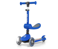 Hulajnoga trójkołowa dla dzieci Scooter Fuzzy Blue Milly Mally Milly