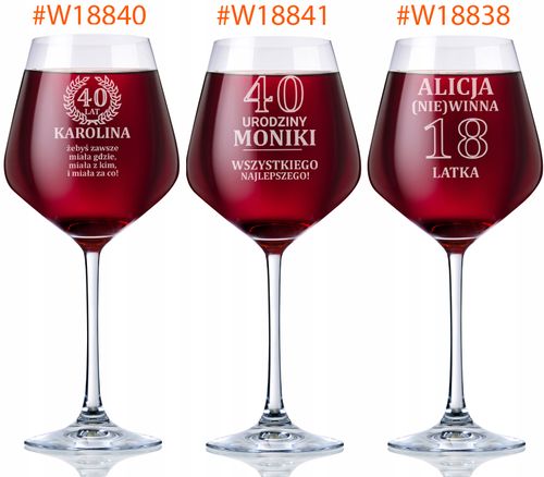 Mega kieliszek do wina XXL 860ml GRAWER urodziny na Arena.pl