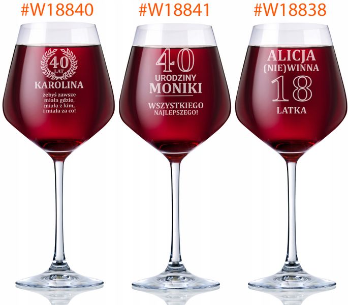 Mega kieliszek do wina XXL 860ml GRAWER urodziny zdjęcie 13