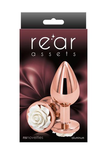 rose buttplug medium white na Arena.pl