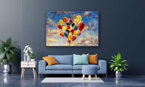 OBRAZ NA PŁÓTNIE 007 Balony 30x20cm na Arena.pl