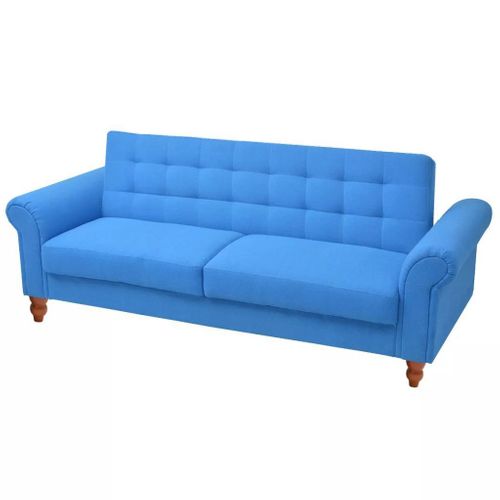 Sofa Z Niebieskiego Materiału na Arena.pl