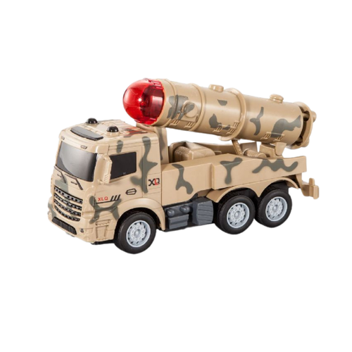 CIĘŻARÓWKA POJAZD WOJSKOWY ZDALNIE STEROWANY WYRZUTNIA RAKIETOWA DŹWIĘK LED na Arena.pl