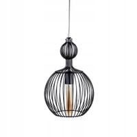 Lampa geometryczna WISZĄCA Czarna Sufitowa 100 cm