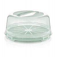 TACA PATERA POJEMNIK DO TORTU CIASTA PUDEŁKO NA WYPIEKI ŻYWNOŚĆ Z POKRYWĄ