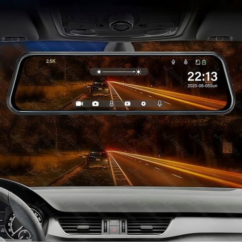 WIDEOREJESTRATOR JAZDY DOTYKOWY KAMERA COFANIA REJESTRATOR PRZÓD TYŁ MenuPL na Arena.pl